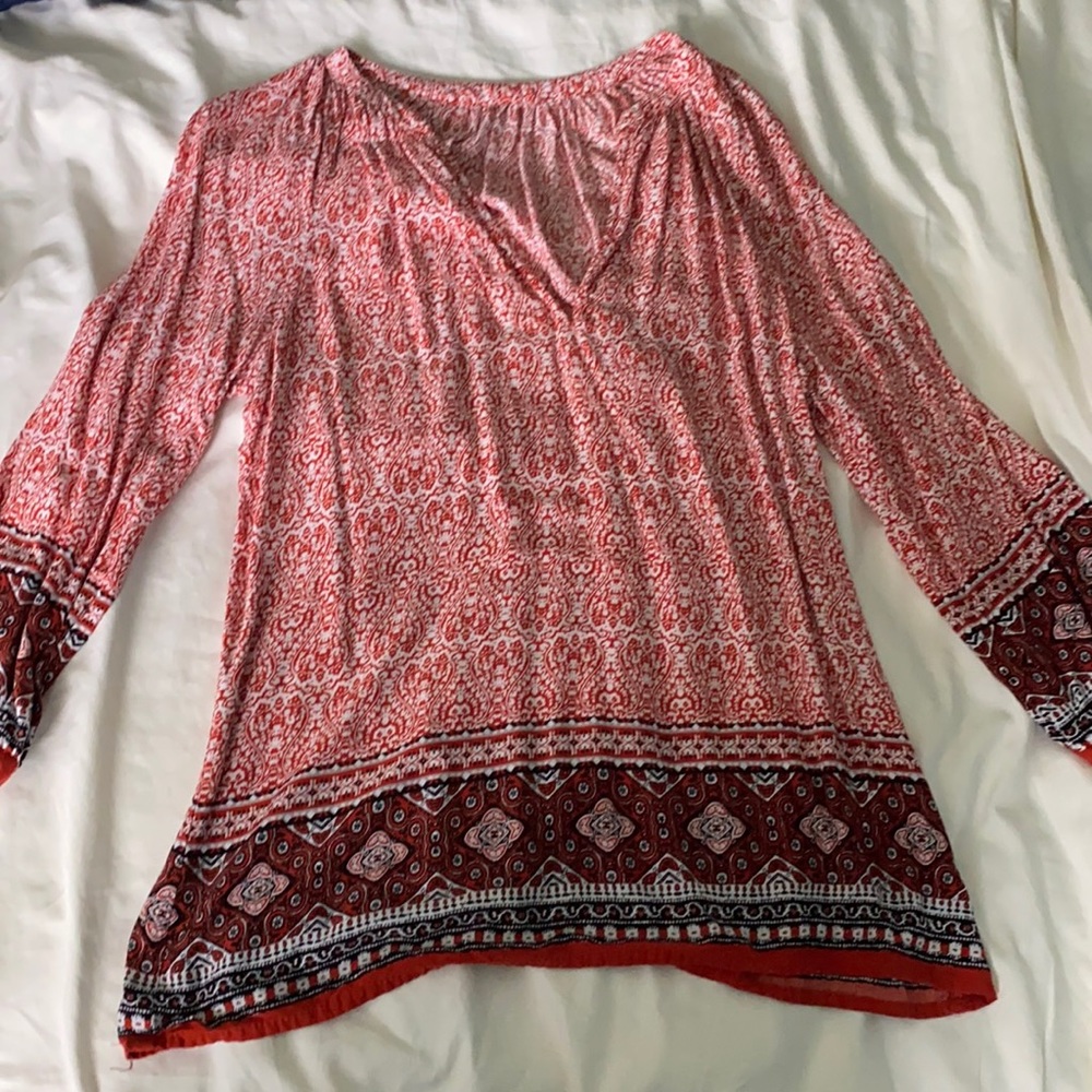 Boho 3/4 Sleeve Top